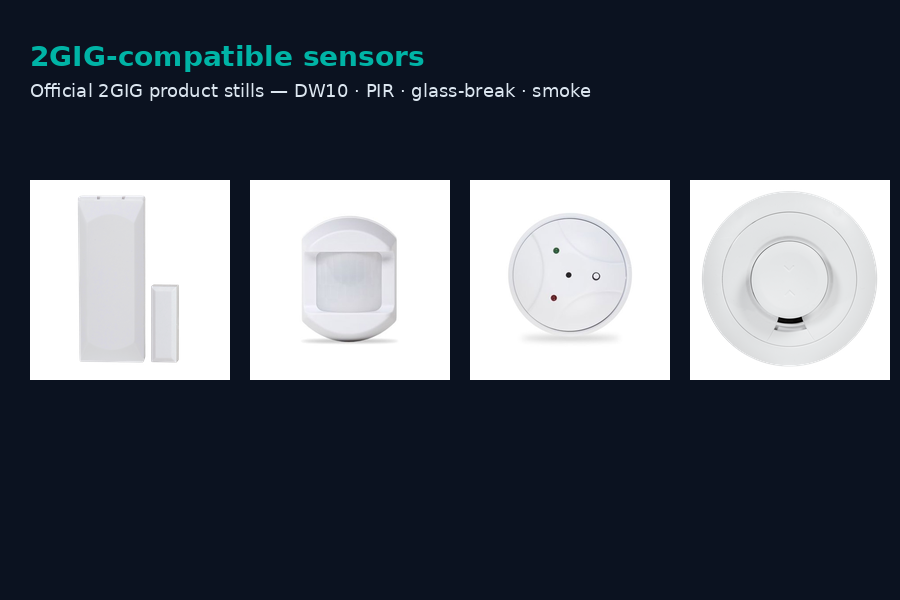 Glass-break and intrusion sensor examples