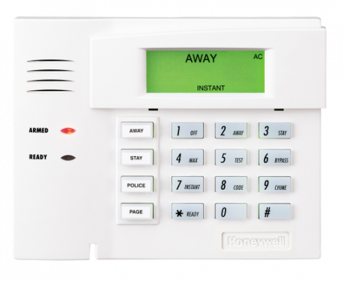 Honeywell Vista alarm system armed away